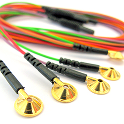 Electrodo Copa Gold adulto 1.5 mt. PU TP Set 10 und.