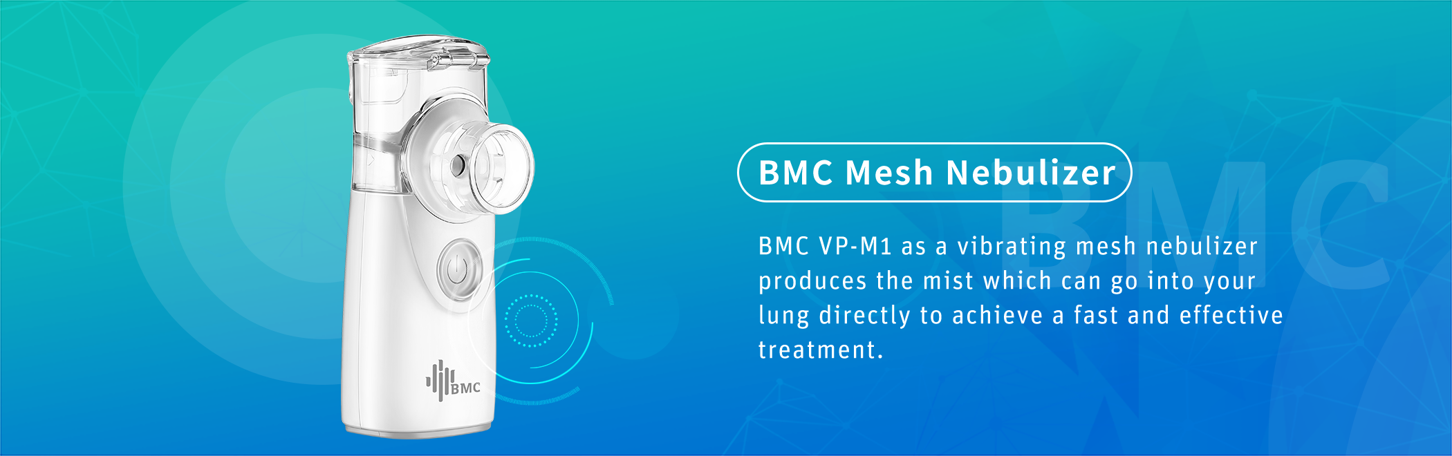 Nebulizador Mini MESH Membrana Vibrante VP-M1 BMC