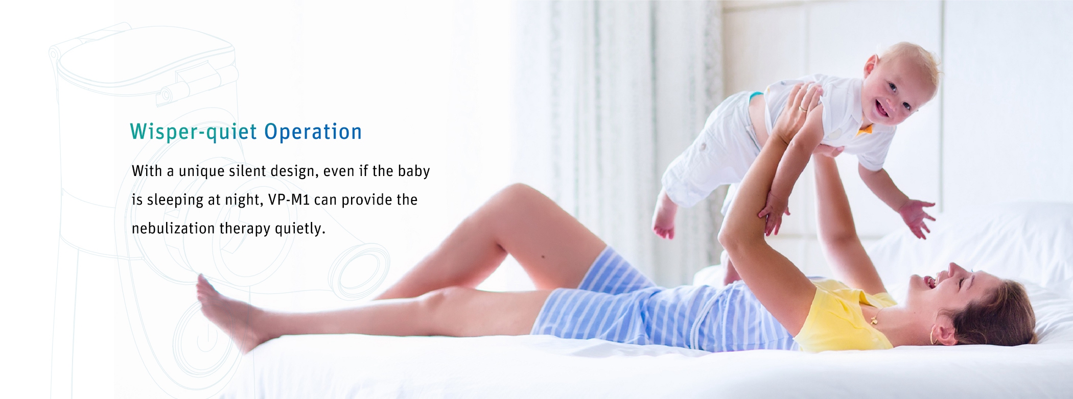 Nebulizador Mini MESH Membrana Vibrante VP-M1 BMC