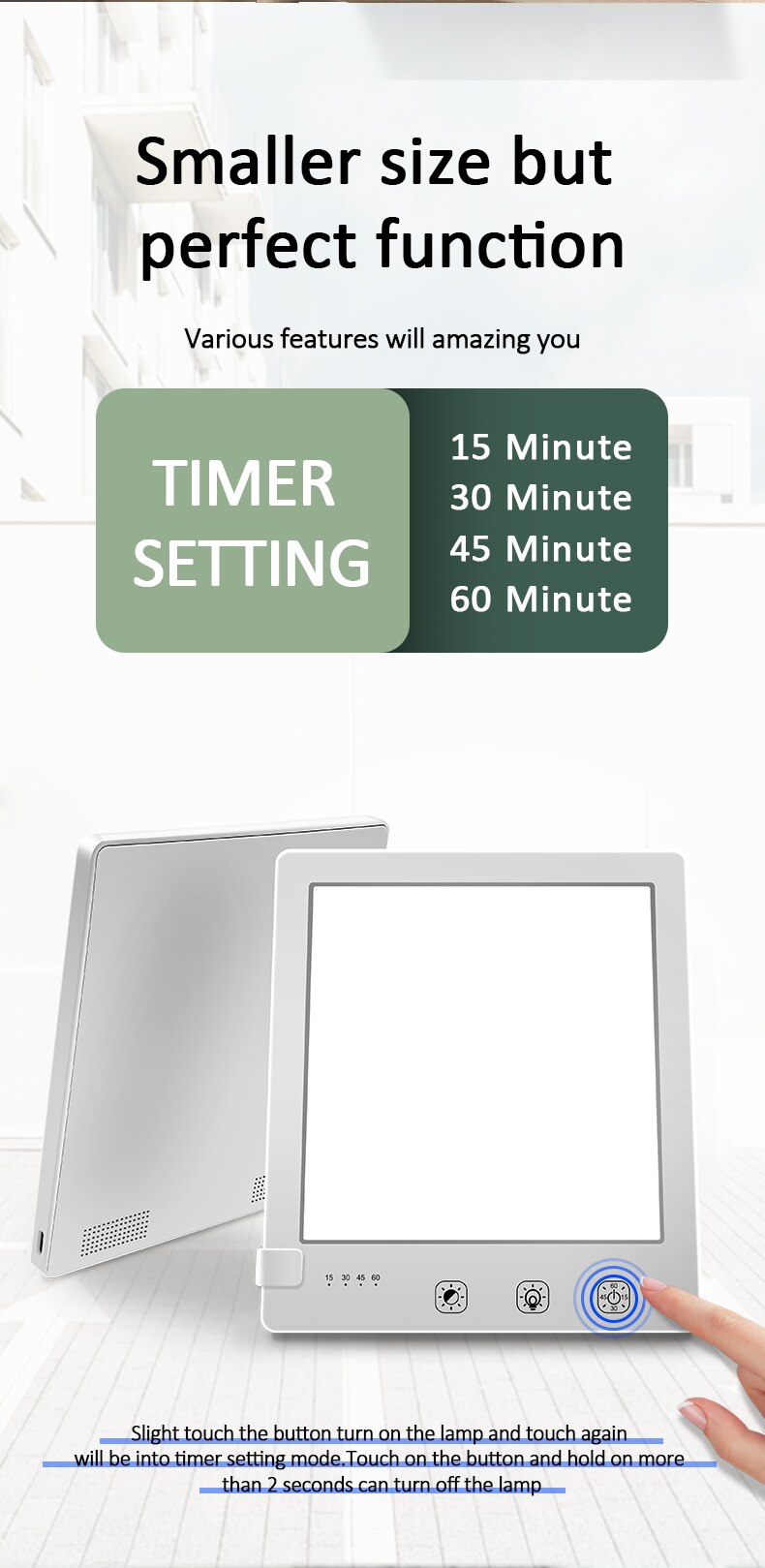 LED Ligth Therapy Lamp 10000 Lux - model ELICE JSK-22