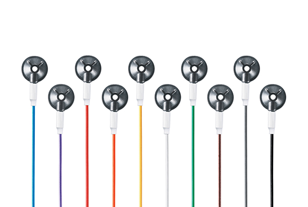 Electrodo de Copa Neuroline Ambu desechable/ TP/ cable 1.5 mt. / Set 10 unds. 