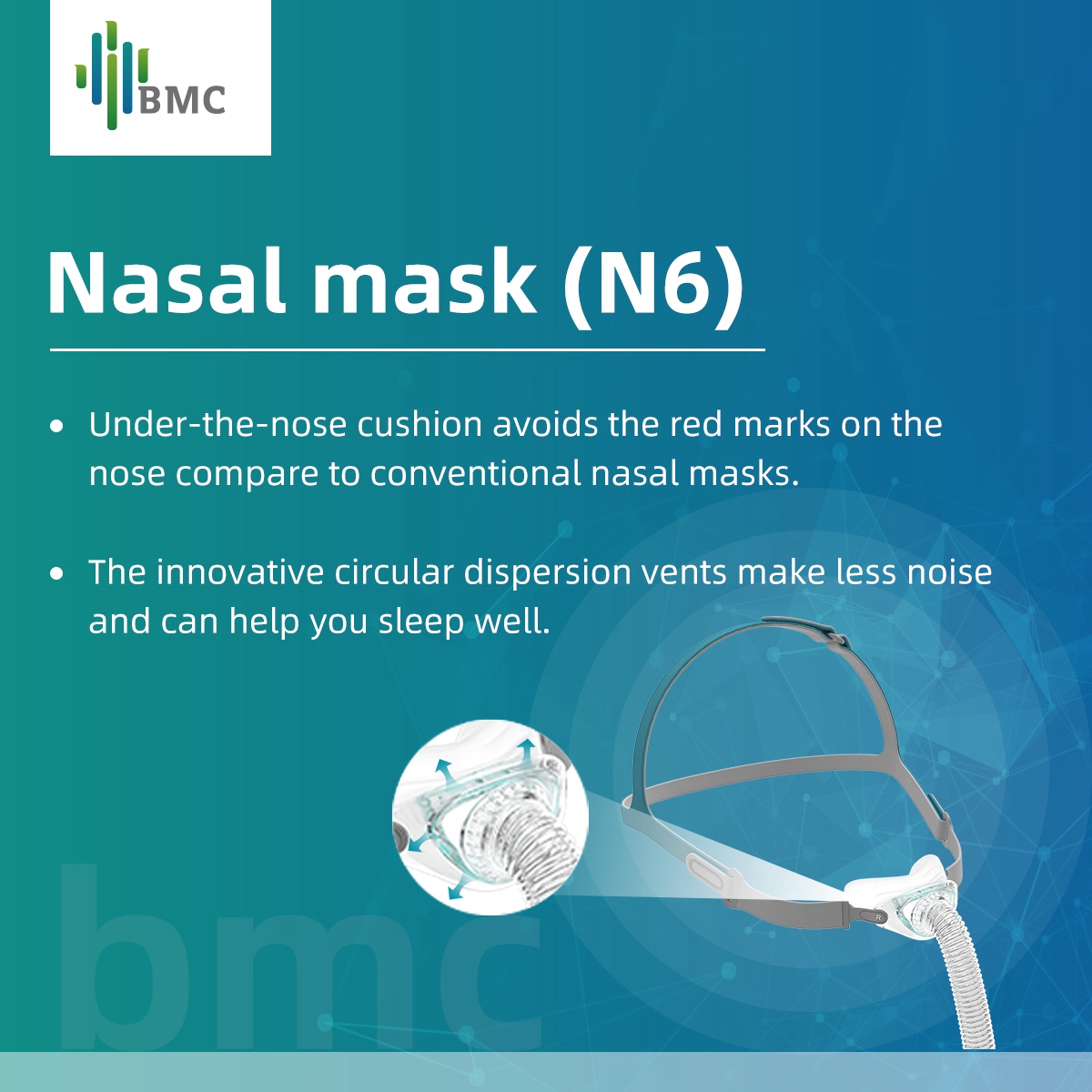 Mascarilla N6 Nasal BMC (M)