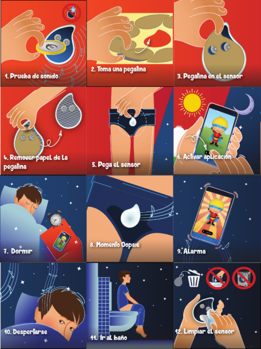 Oopsie Heroes Plus- Alarma de enuresis