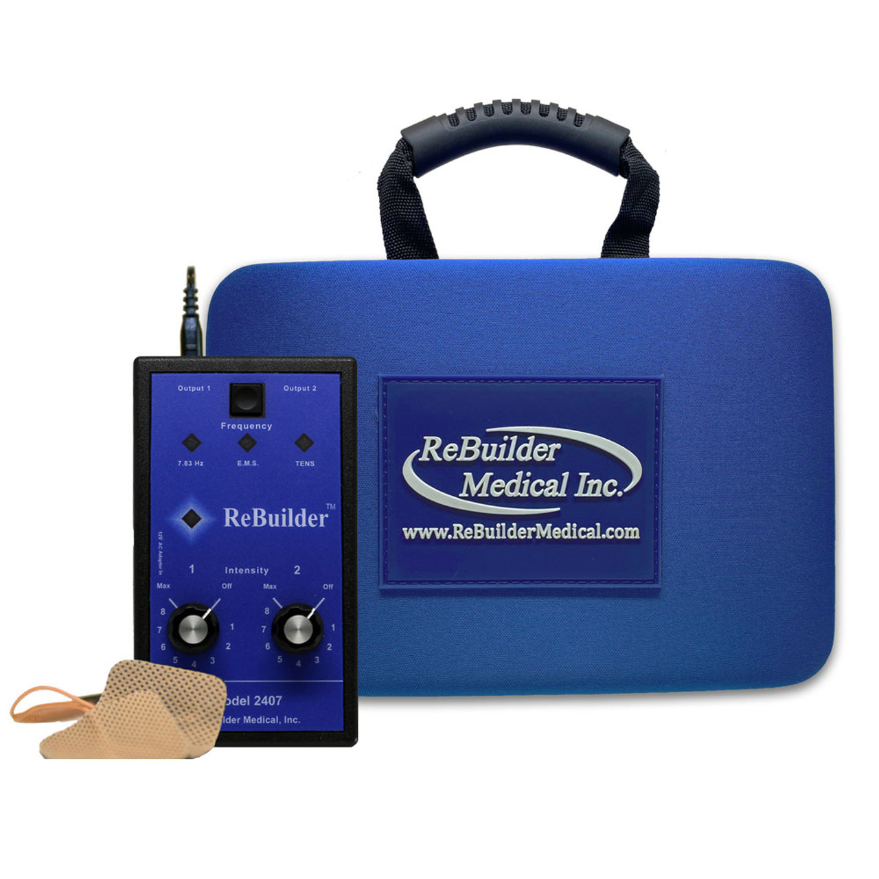 ReBuilder 2407 Terapia Neuropatía y Dolor Estimulador Electrónico Kit 