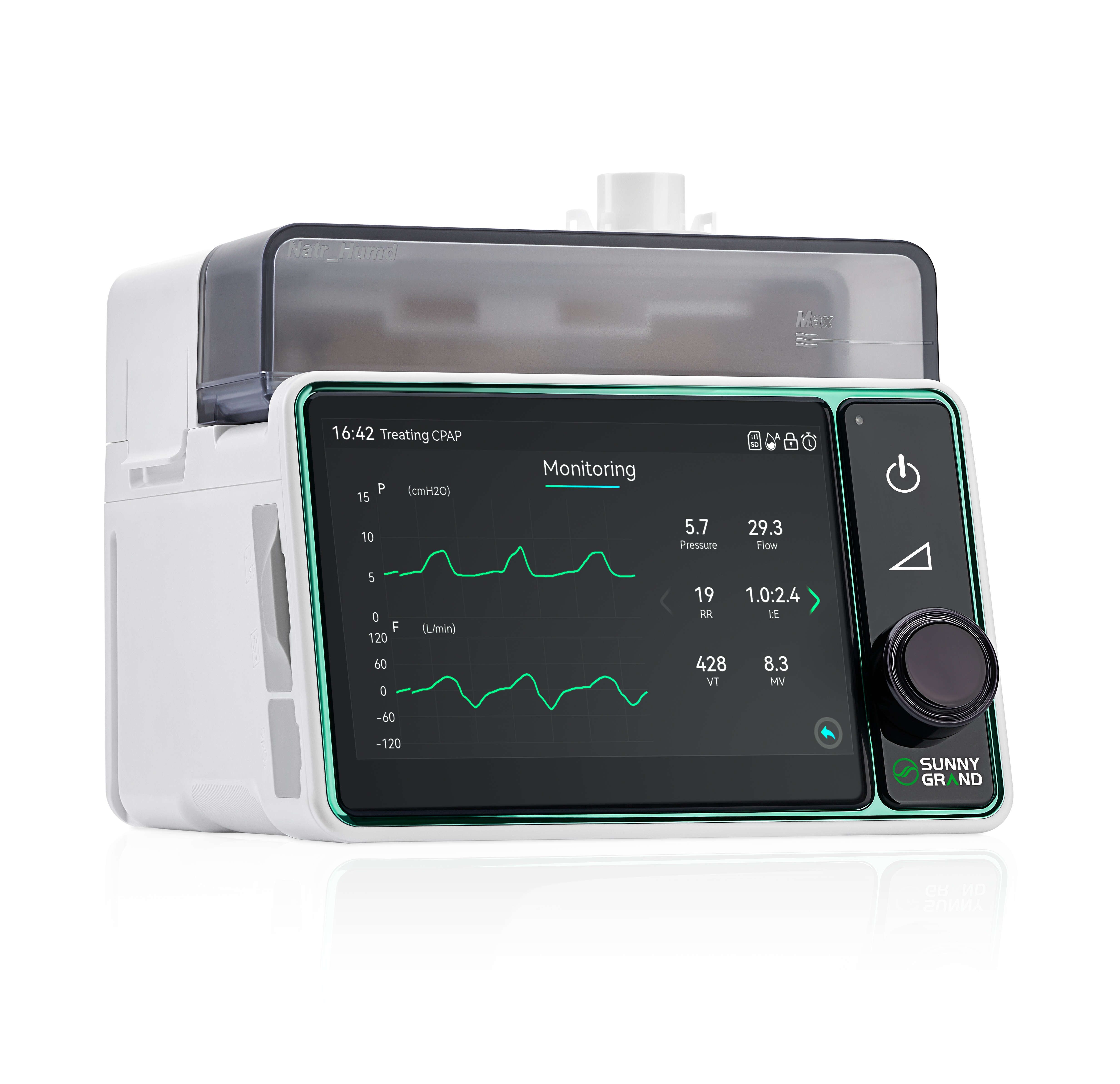 AutoCPAP SunnyGrand NATRSleep 20A SWEET (tubo calefaccionado y mascarilla)