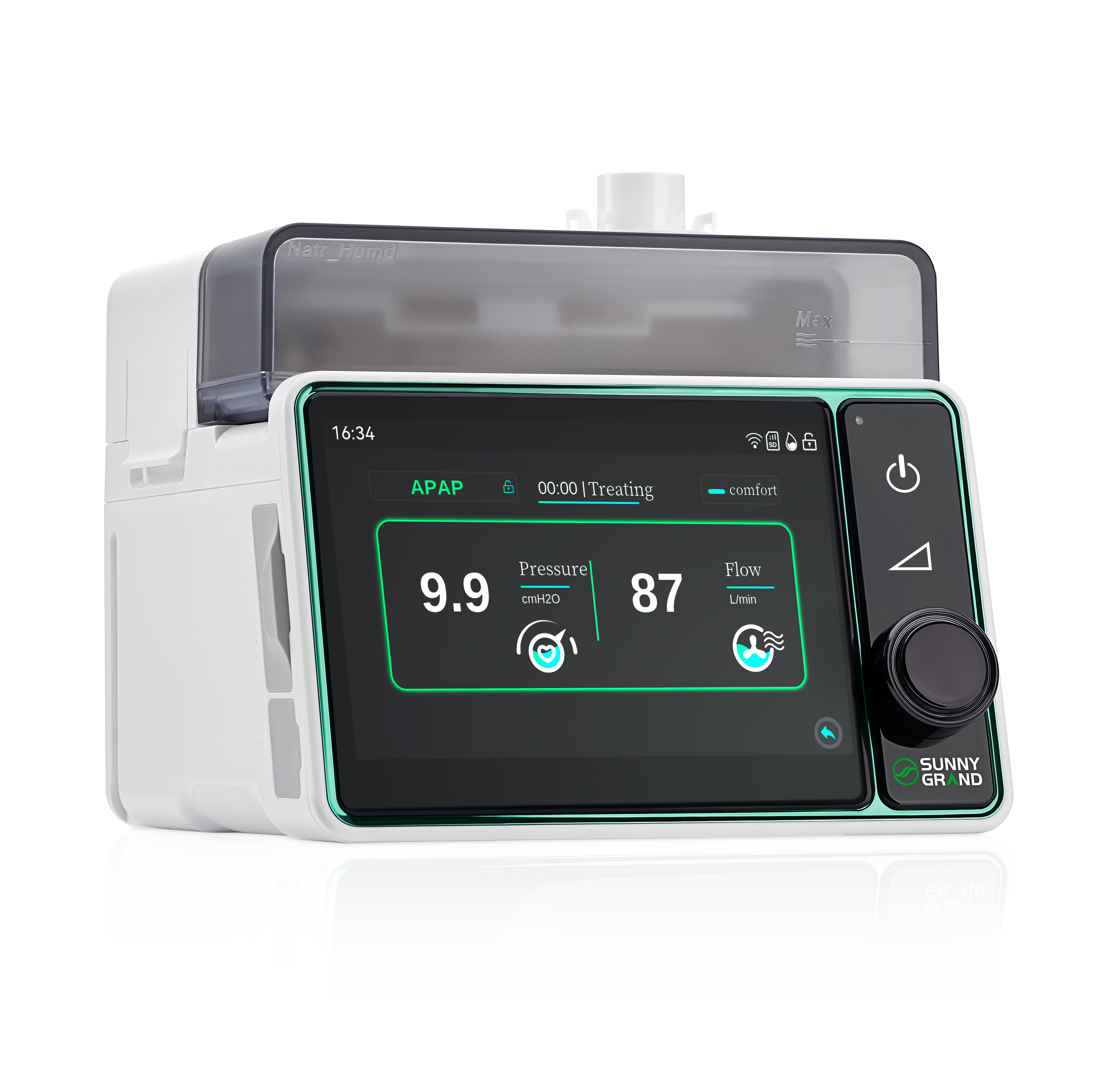 AutoCPAP SunnyGrand NATRSleep 20A SWEET (tubo calefaccionado y mascarilla)