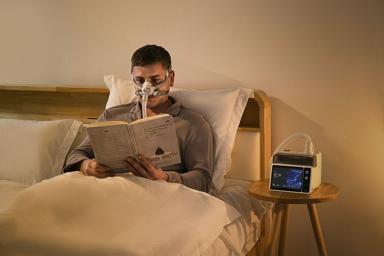 AutoCPAP SunnyGrand NATRSleep 20A SWEET (tubo calefaccionado y mascarilla)