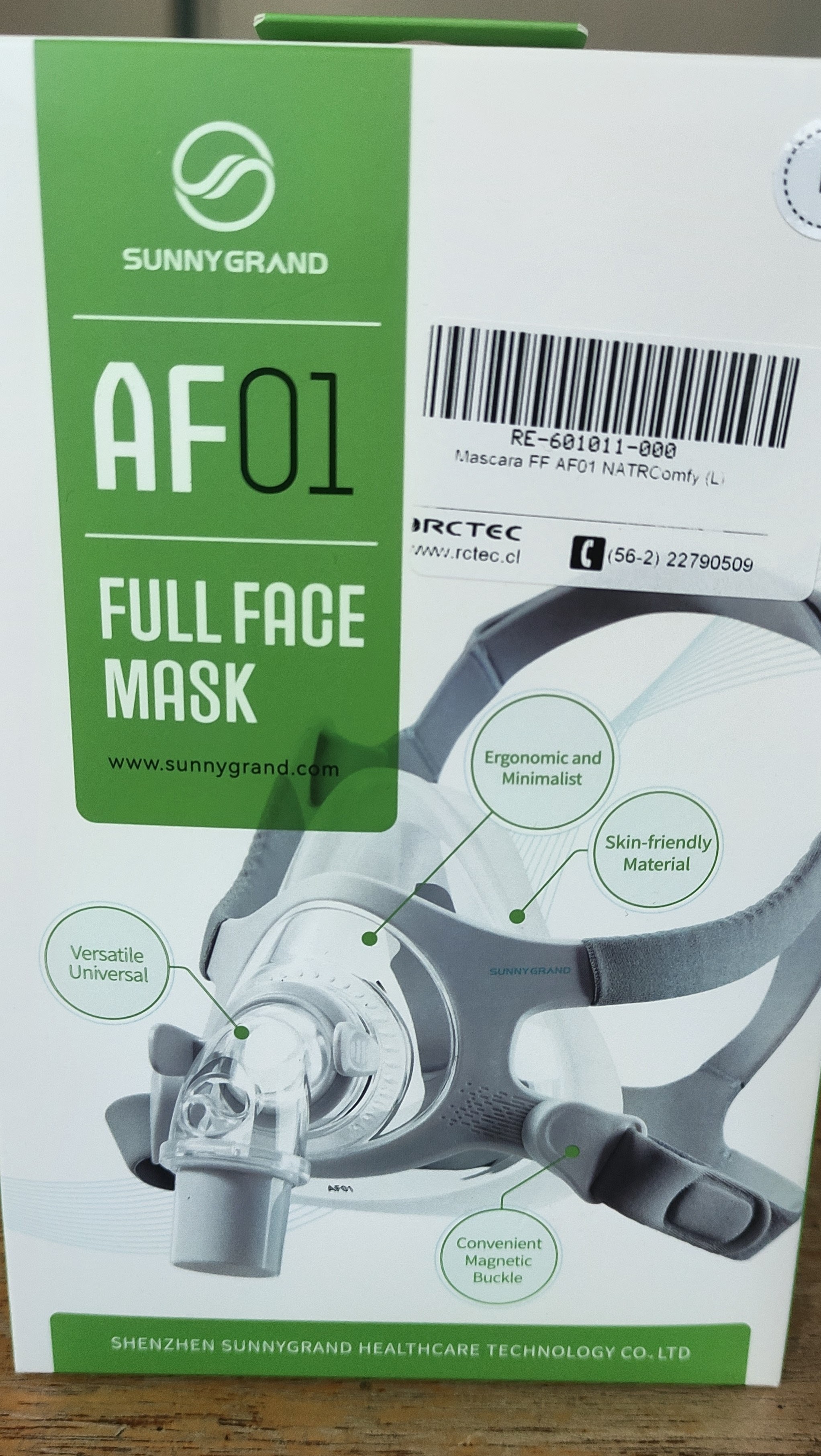 Mascara buconasal SG AF01 NatrComfy Talla M